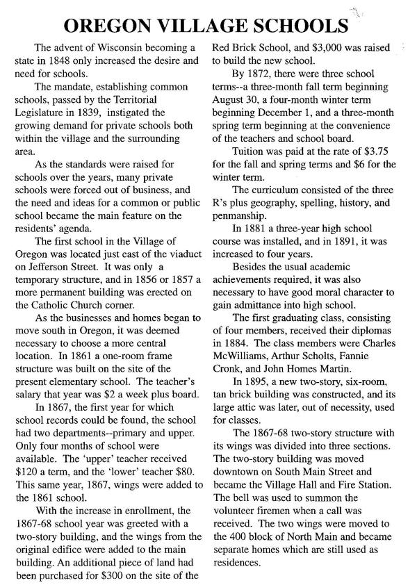 oregon village schools